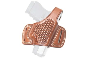 Image of Cebeci Arms Leather Half Pancake Holster B.weave for Glock 42, Tan, Left 20955LT26