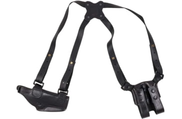 Image of Cebeci Arms Leather Horizontal Shoulder LHS Holsters, Sig Sauer P365, Right, Black, 21020RB68
