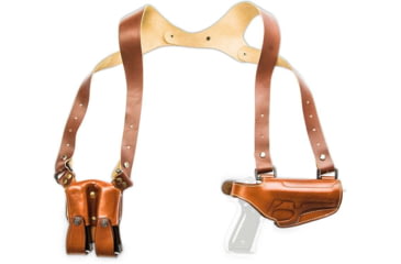 Image of Cebeci Arms Leather Horizontal Shoulder LHS Holsters, Canik TP9, Right, Tan, 21020RT67