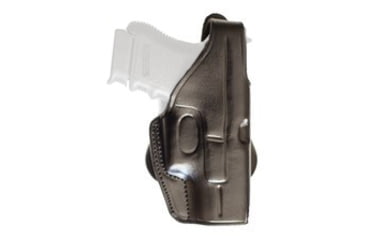 Image of Cebeci Arms Leather Paddle Thumb Break Holster, Glock 42, Left, Plain, Black, 20377LB26