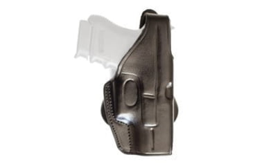 Image of Cebeci Arms Leather Paddle Thumb Break Holsters, Canik TP9, Left, Black, 20377LB84