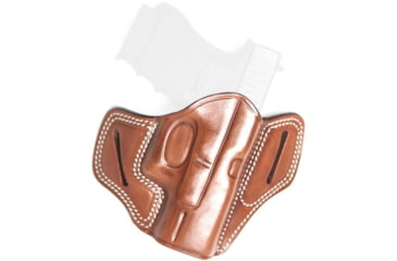 Image of Cebeci Arms Leather Pancake Holster Combat Grip for Glock 19, 23, Tan, Left 20825LT20