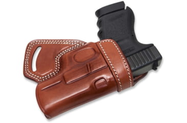 Image of Cebeci Arms Leather Small of the Back Sob Holsters, Colt King Cobra 4.25in, Left, Tan, 20894LT89