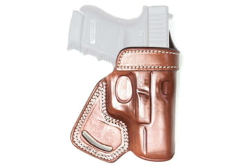 Image of Cebeci Arms Leather Small of the Back Sob Holsters, Colt King Cobra 4.25in, Left, Tan, 20894LT89
