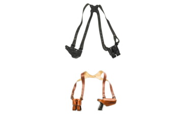 Image of Cebeci Arms Ruger Leather Horizontal Shoulder Holster LHS 21020, Black, Tan