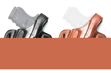 Image of Cebeci Arms Sig Sauer Leather Open Muzzle Pancake Holster, Black, Tan