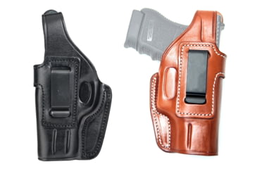 Image of Cebeci Arms Springfield Leather IWB Holster, Black, Tan