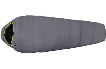 Image of Cedar Ridge Alloy +20 Degrees Sleeping Bag, Gray/Citrus, 4911448