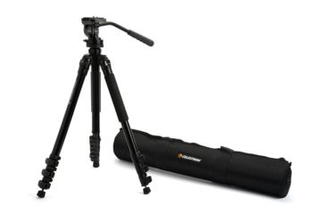 Image of Celestron Regal Premium Adjustable Aluminum Tripod, Black 82052