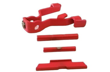 Image of Centennial Defense Systems Extended Control Kit for Gen 5 Glock, 2 Pins, Red, 40326