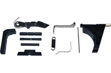 Image of Centennial Defense Systems Lower Parts Kit for Gen 1-3 Glock 17, Serrated, 5lb Mag Catch Spring, 6lb Trigger Spring, Black, 50046