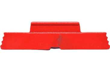 Image of Centennial Defense Systems Stainless Steel Extended Slide Lock Lever for Gen 5 Glock, Red, 20314