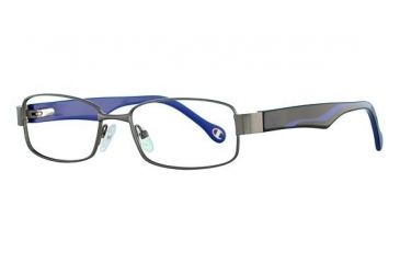 Image of Champion 2003 Progressive Prescription Eyeglasses - Frame GUN/BLUE CU200303
