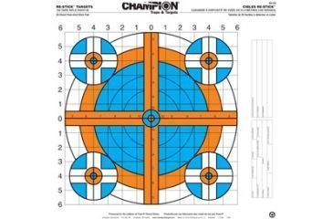 Image of Champion Traps and Targets 46102 Re Sticks 100 Yd Rifle Sight In Target 16x16