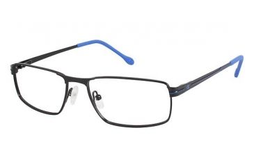 Image of Champion Eyes 1008 Single Vision Prescription Eyeglasses - Frame MATTE BLACK, Size 53/16mm CU100801