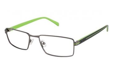 Image of Champion Eyes 4005 Single Vision Prescription Eyeglasses - Frame BLACK/GREEN, Size 58/19mm CU400501