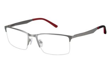 Image of Champion Eyes FL1001 Prescription Eyeglasses - Frame MATTE GUN, Size 55/19mm CUFL100101