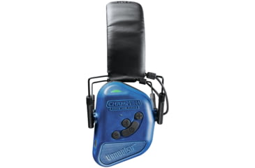 Image of Champion Traps and Targets Vanquish Pro Hearing Protection Ear Muffs - Electronic, Blue, 40981