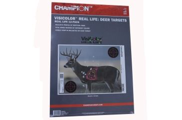 Image of Champion Traps and Targets VisiColor Real Life Big Game Deer/Bear/Antelope Four Of Each for 12 Total Targets Per Package, 45829