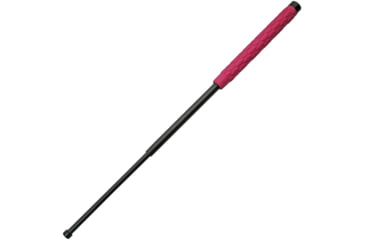 Image of China Made Collapsible Baton Pink/Blk 26, Pink rubberized handle, 22005126