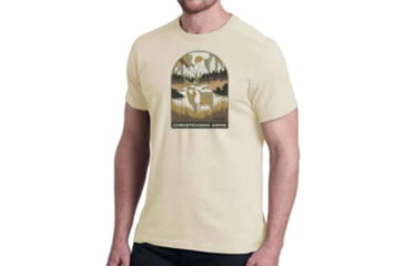 Image of Christensen Arms Buck Valley SS Tee - Mens, Sand, S, 730-CA067-40-00-604-02