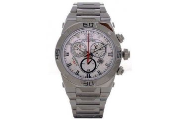 Image of Chronotech Active 7924 Men's Watch - Stainless Steel Band, White Face Ct.7924m/01m