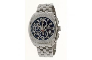 Image of Chronotech Active 7025  Watch - Gray Stainless Steel Band, Black Face Ct.7025m/03m