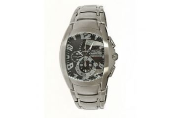 Image of Chronotech Reloaded 7024  Watch - Silver Band, Black Face Ct.7024m/15m