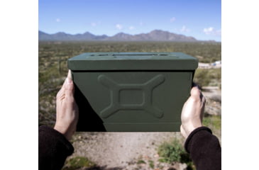 Image of CLAC Collapsible Lightweight Ammunition Container, Green, .50 Caliber, 10001