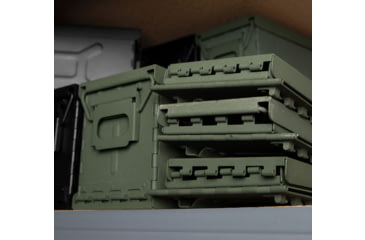Image of CLAC Collapsible Lightweight Ammunition Container, Green, .50 Caliber, 10001