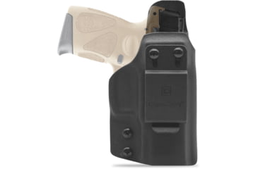 Image of Clip &amp; Carry IWB Kydex Holster for the Taurus PT111, G2, G2C, G2S, Black, Left-Handed, TPT111-BLK-L