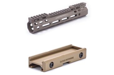 Image of Cloud Defensive Rail System with Cloud Defensive Light Control System w/Streamlight ProTac Rail-Mount HLX, 1000 Lumen, LCS Series - FDE