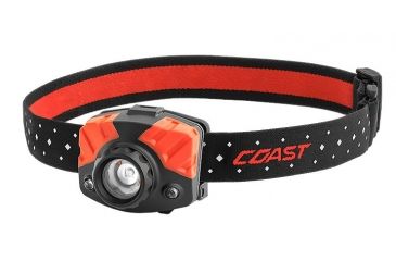 Image of Coast FL75 Dual Color Pure Beam Focusing Headlamp CP 405 Lumens, Black, Clam 21326