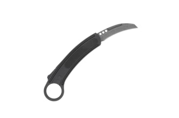 Image of CobraTec Knives Karambit OTF Knife, 2.75in, D2 Stonewash Steel, Right Hand, Black Handle, CTBK-RH