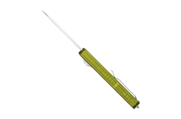 Image of CobraTec Knives Raptor OTF Knife, 3.13in, D2 Steel Blade, Dagger, Not Serrated, Aluminum Switch, OD Green Handle, CTRPTODGDAGNS