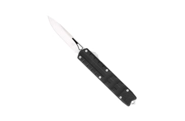 Image of CobraTec Knives Small Enforcer OTF Knife, 2.25in, M390 Drop Non-Serrated, Black Handle, SCTEBLKM390DNS