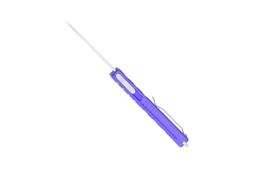 Image of CobraTec Knives Small Enforcer OTF Knife, 2.25in, M390 Drop Non-Serrated, Purple Handle, SCTEPURM390DNS