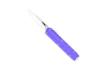 Image of CobraTec Knives Small Enforcer OTF Knife, 2.25in, M390 Drop Non-Serrated, Purple Handle, SCTEPURM390DNS