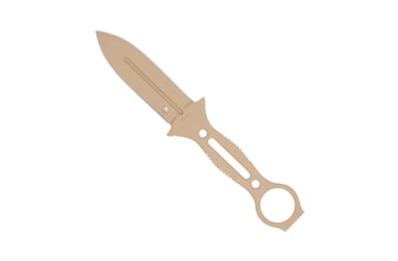 Image of CobraTec Ringed Claymore Fixed Blade Knife, Coyote, 1410059