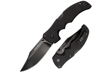 Image of Cold Steel Recon 1 Folding Knife, 4in, Clip Point, S35VN Steel Blade, Black Long G10 Handle, CS-27BC