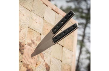 Image of Cold Steel Stickman Holdout Throwing Knife, 5.8in Stainless Steel Full Tang Blade, Black Handle, 1408924