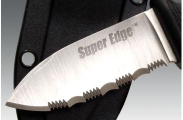Image of Cold Steel Super Edge Neck key Ring, Kraton Handle, Serrated, Secure-Ex Sheath, CS-42SS