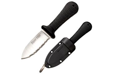 Image of Cold Steel Super Edge Neck key Ring, Kraton Handle, Serrated, Secure-Ex Sheath, CS-42SS