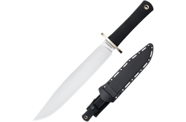 Image of Cold Steel Trail Master 3V Knife, 9.5in, CPM 3V Steel, Clip Point Blade, Black Kray-Ex Handle, 16DT