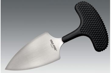 Image of Cold Steel Urban Edge Fixed Blade Knife, 2.5in Serrated Japanese AUS 8A Stainless, Black Kray-Ex Handle, CS-43XLSS
