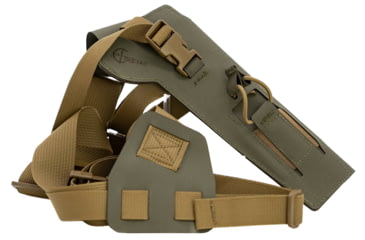 Image of Cole-Tac Varmint Wrangler Chest Holster Left Hand, Ranger Green, VW204