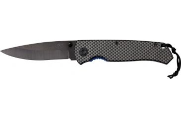 Image of Colt Ceramic Linerlock Folding Knife, 3.25in, Blade w/ Dual Thumb Studs, Carbon Fiber Pattern Aluminum Handle CT355