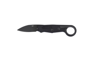 Image of Columbia River Knife &amp; Tool Provoke EDC, Folding Knife, 2.56&quot; Drop Point Blade, D2 Blade Steel, 7.25&quot; Overall Length, Titanium Nitride Finish, Black, Black Aluminum Handle, Liner Lock, 4050K