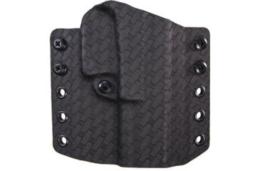 Image of Comp-Tac Basket Weave Warrior OWB Kydex Holster, Glock 17 Gen 5, Right Hand, Black, C847GL044R00N