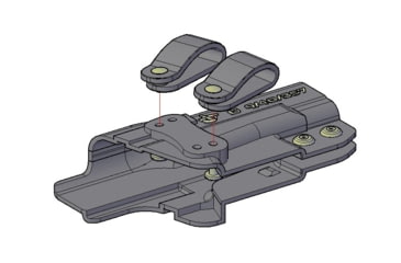Image of Comp-Tac C520GL297R50N Infidel Max Appendix Carry Black Kydex IWB Glock 26 Gen5